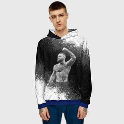 Толстовка-худи мужская Conor McGregor, цвет: 3D-синий — фото 2
