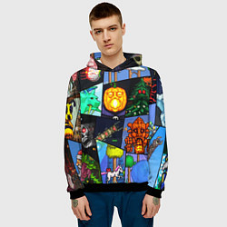 Толстовка-худи мужская Terraria allpic, цвет: 3D-черный — фото 2