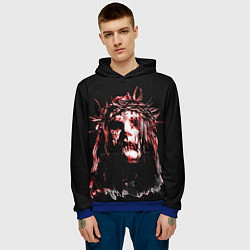 Толстовка-худи мужская Слипнот джои, цвет: 3D-синий — фото 2