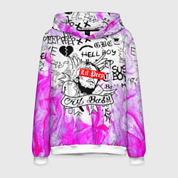Толстовка-худи мужская LIL PEEP, цвет: 3D-белый