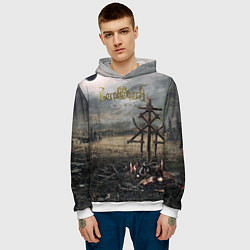 Толстовка-худи мужская Lorna Shore - Immortal, цвет: 3D-белый — фото 2