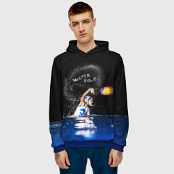 Толстовка-худи мужская Water polo, цвет: 3D-синий — фото 2