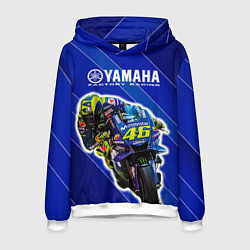 Толстовка-худи мужская Valentino Rossi, цвет: 3D-белый