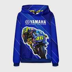 Толстовка-худи мужская Valentino Rossi, цвет: 3D-синий