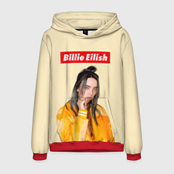 Толстовка-худи мужская BILLIE EILISH, цвет: 3D-красный