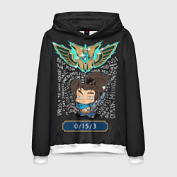 Толстовка-худи мужская League of Legends, цвет: 3D-белый