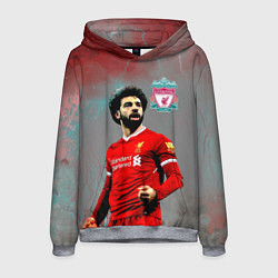 Толстовка-худи мужская Mohamed Salah, цвет: 3D-меланж