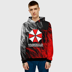 Толстовка-худи мужская UMBRELLA CORP, цвет: 3D-черный — фото 2