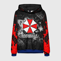 Толстовка-худи мужская UMBRELLA CORP, цвет: 3D-синий