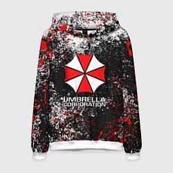 Толстовка-худи мужская UMBRELLA CORP, цвет: 3D-белый