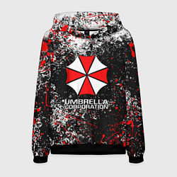 Толстовка-худи мужская UMBRELLA CORP, цвет: 3D-черный