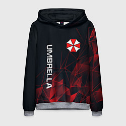 Толстовка-худи мужская UMBRELLA CORP, цвет: 3D-меланж