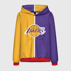 Толстовка-худи мужская LA LAKERS, цвет: 3D-красный