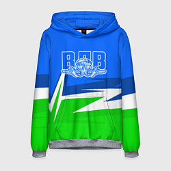 Толстовка-худи мужская ВДВ, цвет: 3D-меланж