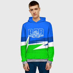 Толстовка-худи мужская ВДВ, цвет: 3D-меланж — фото 2