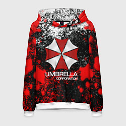 Толстовка-худи мужская UMBRELLA CORP, цвет: 3D-белый