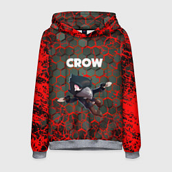 Толстовка-худи мужская BRAWL STARS CROW, цвет: 3D-меланж