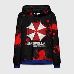 Толстовка-худи мужская UMBRELLA CORP, цвет: 3D-синий