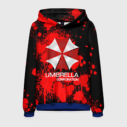 Толстовка-худи мужская UMBRELLA CORP, цвет: 3D-синий