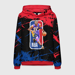 Толстовка-худи мужская KOBE BRYANT, цвет: 3D-красный