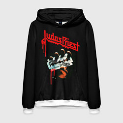 Толстовка-худи мужская Judas Priest, цвет: 3D-белый