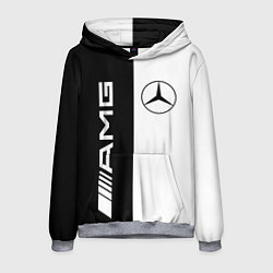 Толстовка-худи мужская MERCEDES AMG, цвет: 3D-меланж