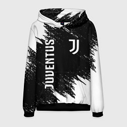 Толстовка-худи мужская JUVENTUS, цвет: 3D-черный