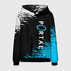 Толстовка-худи мужская PORTAL, цвет: 3D-черный
