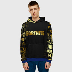 Толстовка-худи мужская FORTNITE, цвет: 3D-синий — фото 2