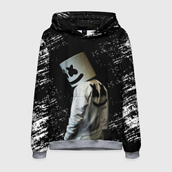 Толстовка-худи мужская Marshmello, цвет: 3D-меланж