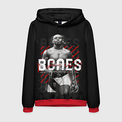 Толстовка-худи мужская Bones Jones, цвет: 3D-красный