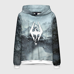 Толстовка-худи мужская THE ELDER SCROLLS, цвет: 3D-белый