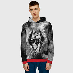 Толстовка-худи мужская THE ELDER SCROLLS, цвет: 3D-красный — фото 2