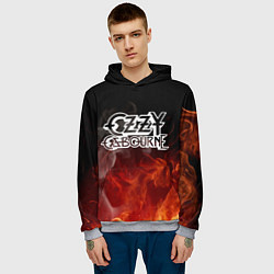 Толстовка-худи мужская Ozzy Osbourne, цвет: 3D-меланж — фото 2