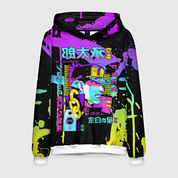 Толстовка-худи мужская JoJo Bizarre Adventure, цвет: 3D-белый