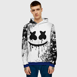 Толстовка-худи мужская Marshmello, цвет: 3D-синий — фото 2