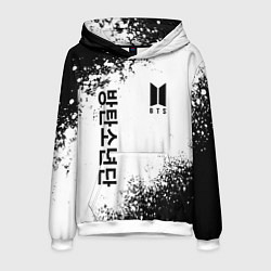 Толстовка-худи мужская BTS, цвет: 3D-белый