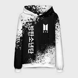 Толстовка-худи мужская BTS, цвет: 3D-белый