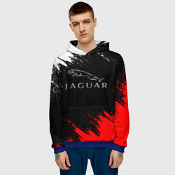 Толстовка-худи мужская Jaguar, цвет: 3D-синий — фото 2