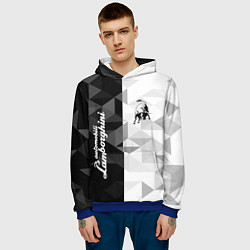 Толстовка-худи мужская Lamborghini, цвет: 3D-синий — фото 2