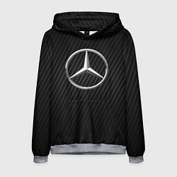 Толстовка-худи мужская MERCEDES, цвет: 3D-меланж
