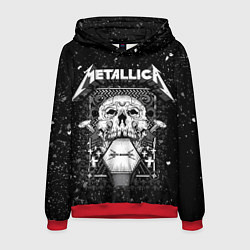 Толстовка-худи мужская Metallica, цвет: 3D-красный