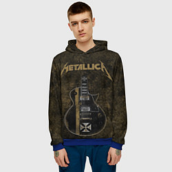 Толстовка-худи мужская Metallica, цвет: 3D-синий — фото 2