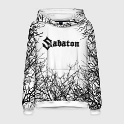 Толстовка-худи мужская SABATON, цвет: 3D-белый