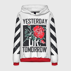 Толстовка-худи мужская Off-White: Yesterday, цвет: 3D-красный