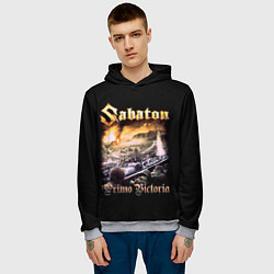 Толстовка-худи мужская SABATON, цвет: 3D-меланж — фото 2