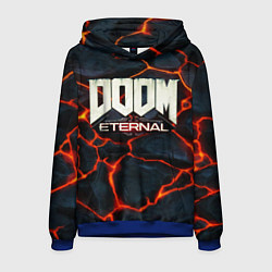 Толстовка-худи мужская DOOM: ETERNAL, цвет: 3D-синий