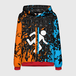 Толстовка-худи мужская PORTAL 2, цвет: 3D-красный