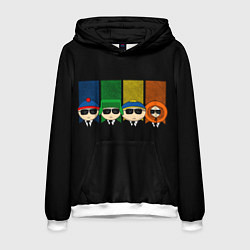 Толстовка-худи мужская South Park, цвет: 3D-белый