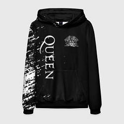 Толстовка-худи мужская QUEEN, цвет: 3D-черный